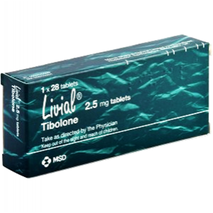 LIVIAL 2.5 MG ( TIBOLONE ) 28 TABLETS